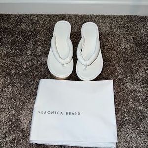 Veronica Beard Geno Cork Wedge Sandal